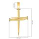 Крест с фианитом из желтого золота PlatoN 2п174/01б