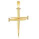 Хрест з фіанітом з жовтого золота PlatoN 2п174/01б