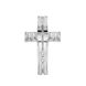Хрест з фіанітом з білого золота PlatoN 3п110/01б
