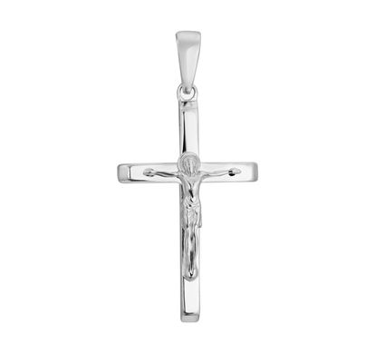 Крест без вставки из серебра PlatoN п021/0