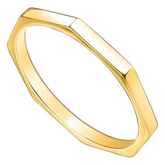 Кольцо без вставки из желтого золота PlatoN 2к242/00б, 16