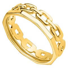 Кольцо без вставки из желтого золота PlatoN 2к243/00б, 17